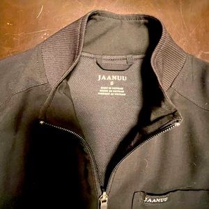 Jaanuu black scrub jacket